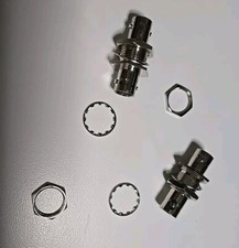Pair of Shure 95A8994 BNC Antenna Couplers, Panel Bulkhead mount 2pack 2pcs