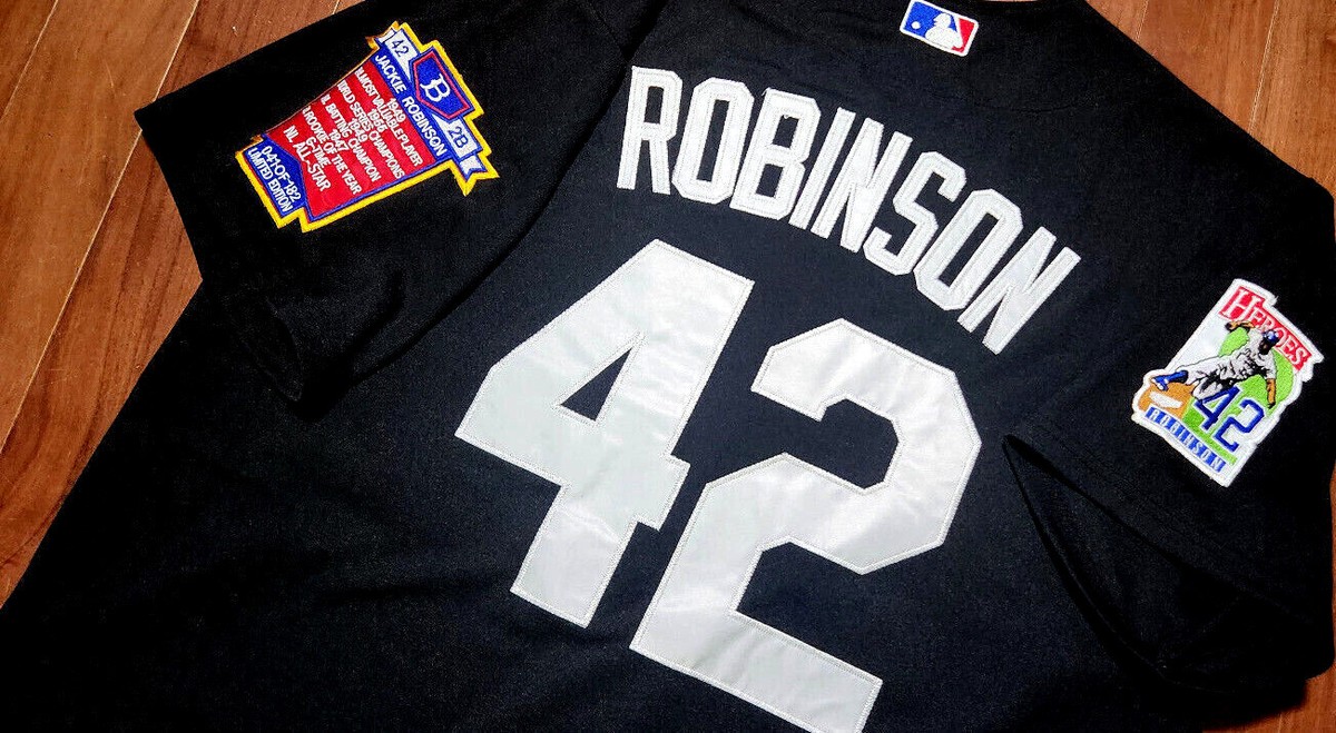 NEW! WS Brooklyn Dodgers #42 Jackie Robinson Limited DUAL Patch