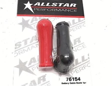 Allstar Battery Cable Boots Terminal Covers Starter Connections 2pk Red/Black