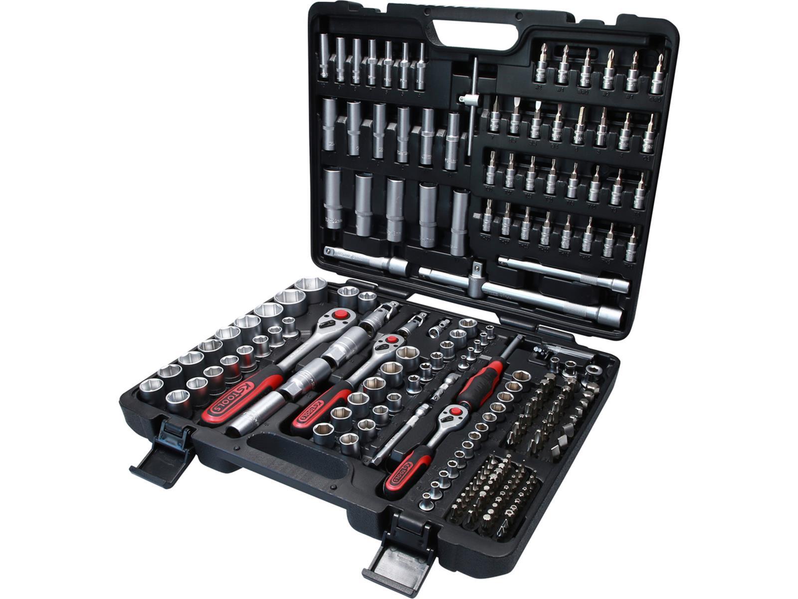 KS Tools Steckschlüsselsatz 179tlg 1/4 3/8 1/2 Nusskasten Metallverschlüsse e