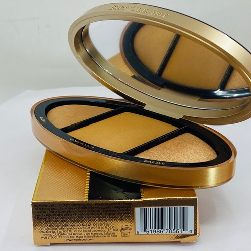 Too Faced Born This Way Turn Up The Light Highlighting Palette Tan 0.10 oz NIB - Picture 5 of 7