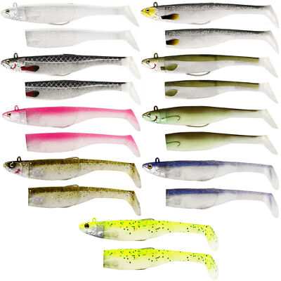 Westin Magic Minnow Jig 15cm 52g - 1 Jigkopf + 2 Gummifische, Kunstköder, Köder