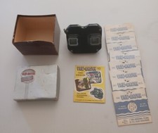 Sawyer's View-Master Viewer in Box w/9 reels and Reel Catalogue Bakelite 