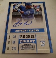 2017 ANTHONY ALFORD Chronicles Contenders ROOKIE Ticket CRACKED ICE (1/24) MINT
