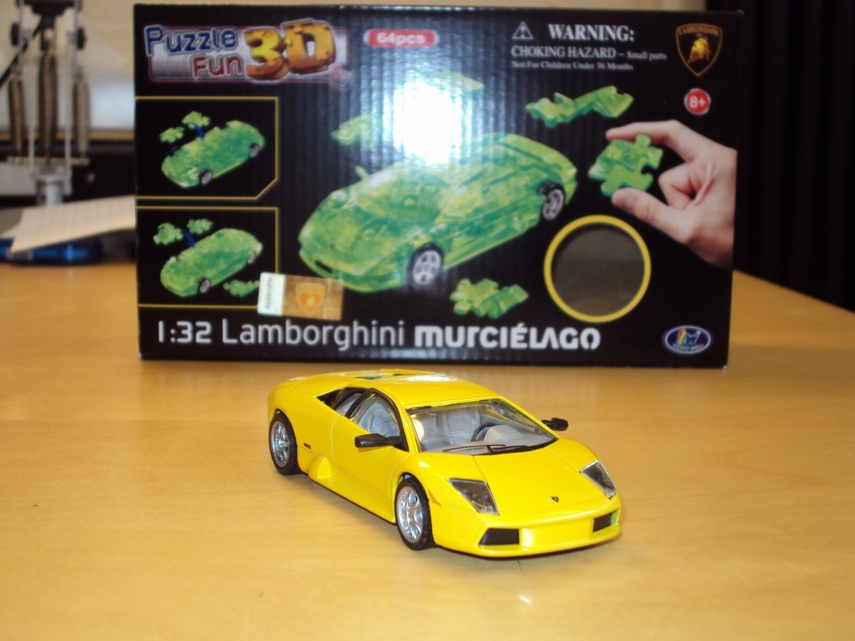 Lamborghini Murcielago ムルシエラゴ 1/32 ミニカー 1:32 ASSEMBLED LAMBORGHINI MURCIELAGO 3D PUZZLE PLASTIC KIT