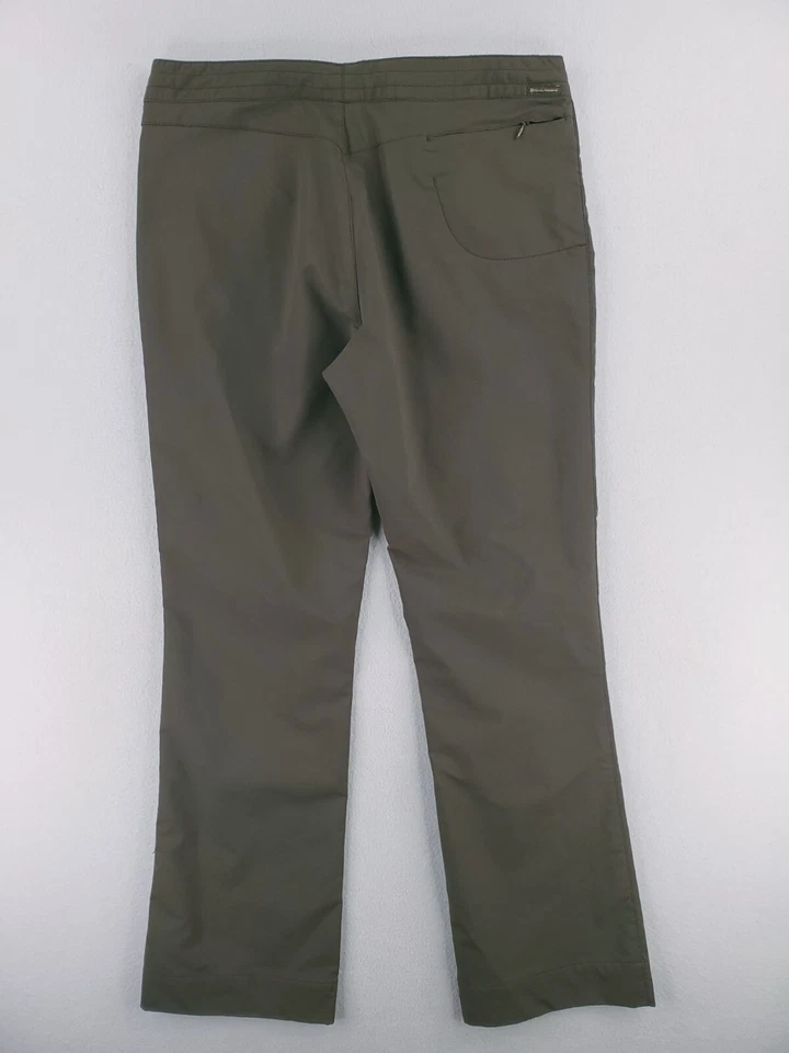 Royal Robbins Pants Womens 12 Green Bootcut Softshell Outdoor Hiking Stretch - Image 4 of 4