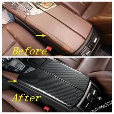 Armrest Storage Box Panel Cover For BMW 5 Series F10 F18 2011 - 2017 Accessories