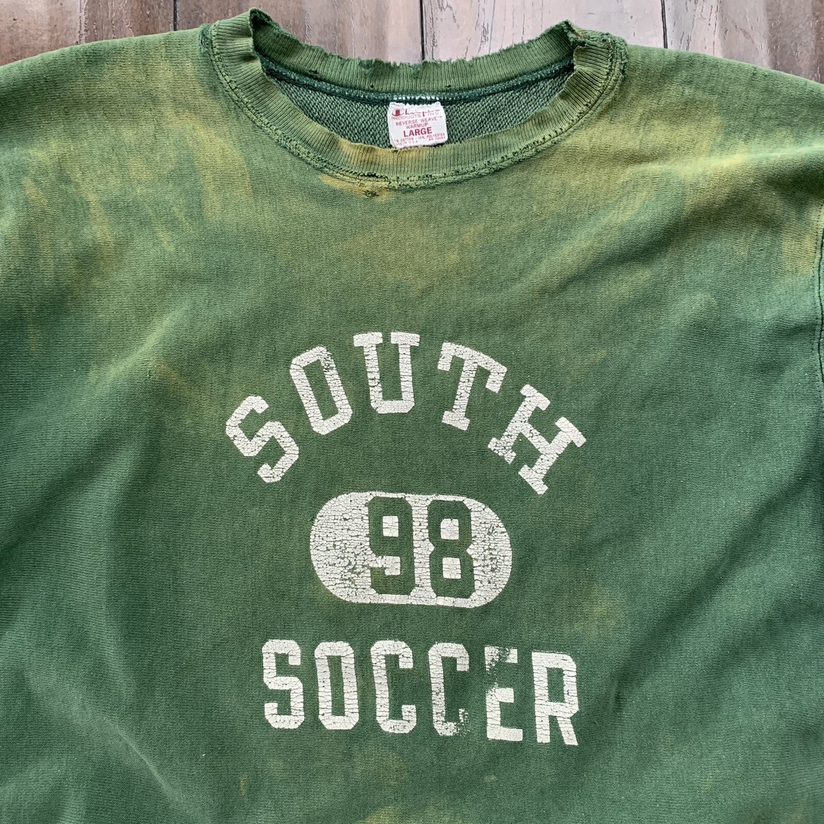 70s Vintage Champion Green USA Reverse Weave Sweatshirt L 70s Vintage Champion Green USA Reverse Weave Sweatshirt L