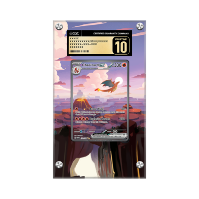 Charizard ex 199/165 - Pokémon CGC Extended Artwork Protective