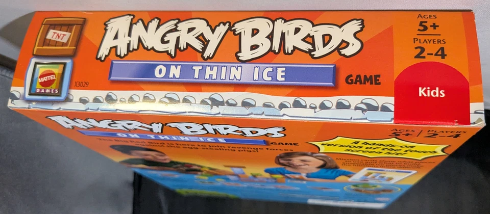 Mattel 2011 ANGRY BIRDS ON THIN ICE Game - Orange Label NEW Sealed NM/M - Image 4 of 4