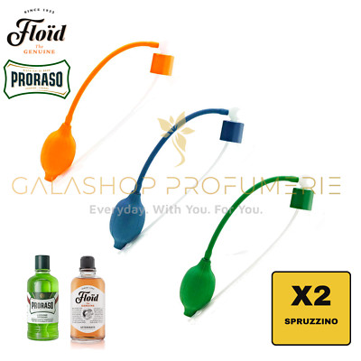 X2 Spray Atomizer Floid Proraso Aftershave Choose The Color