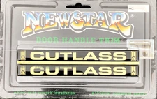 OLDSMOBILE OLDS 442 3D Door handle Inserts trim 85 86 87 1985 1986 1987 CUTLASS