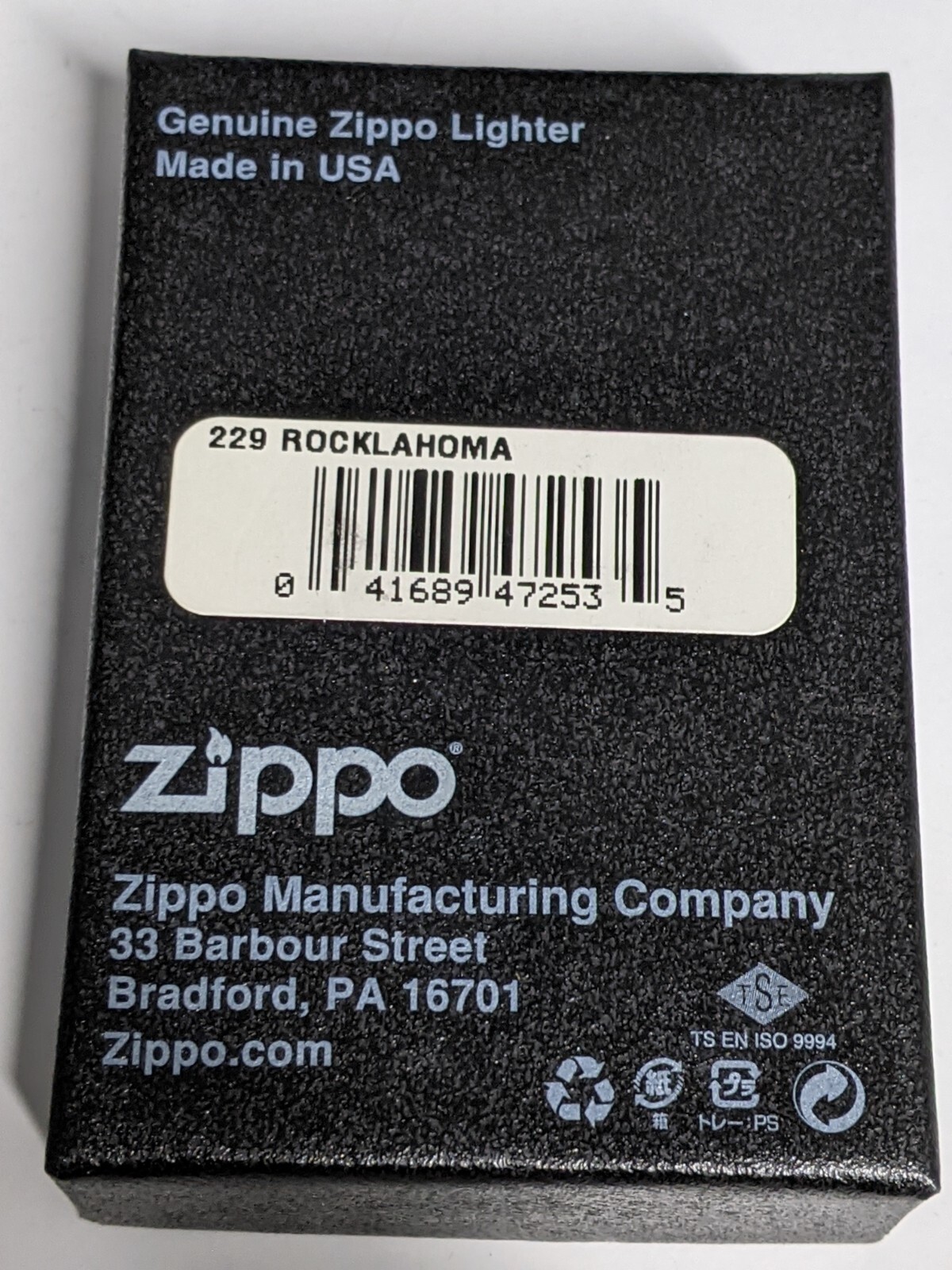 ZIPPO 2014 ROCKLAHOMA MEMORIAL DAY KID ROCK CONCERT LIGHTER SEALED IN BOX #9
