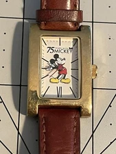 Disney 75 Years With Mickey Mouse Watch Leather Band Special Edition SII Seiko