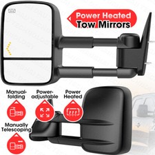 Left Right Power Heated Tow Mirrors For 2007-2013 Chevy Silverado Gmc Sierra Left Right Power Heated Tow Mirrors For 2007-2013 Chevy Silverado Gmc Sierra