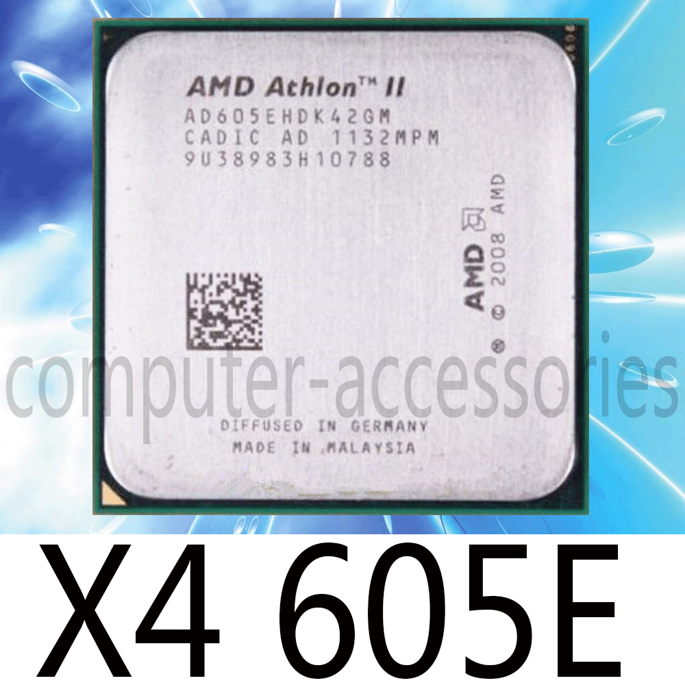 AMD Athlon II X4-605E 4-Core Socket AM3 45W CPU Processor