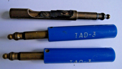 GPO POST KLINKENSTECKER SPUR B, TYP 316 etc 3 Stecker, einer hat keine Abdeckung
