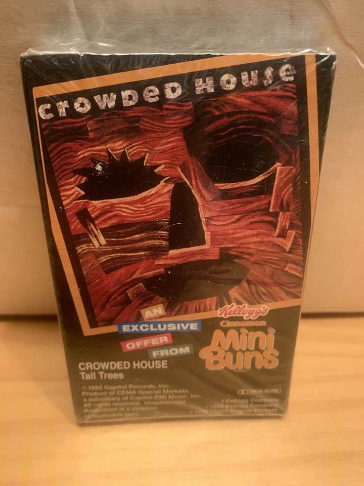 Roxette Joyride Crowded House Tall Trees Cassette Single Kellogs Cinnamon Buns - Image 3 of 4