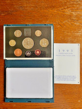 1993 ROYAL MINT PROOF COIN COLLECTION - with original Royal Mint info sheet