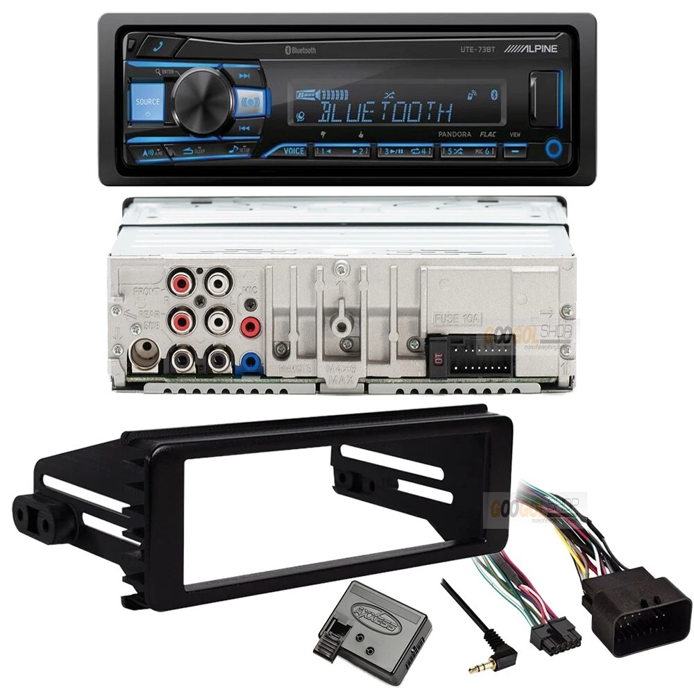 Alpine UTE73BT Digital Media Bluetooth Stereo For 1998UP Harley