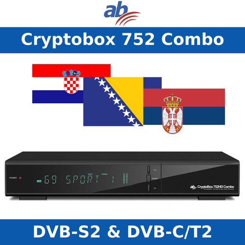 Sat Receiver HD AB CRYPTO 752 mit bosnisch, serbisch & kroatischen FTA ...