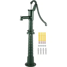 Hand Water Pump w/ Stand 15.7 x 9.4 x 51.6 inch Pitcher Pump& 26 inch Pump Stand