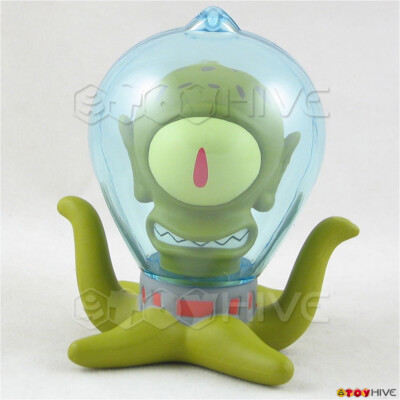 Kidrobot The Simpsons Treehouse of Horror Alien Kodos with raygun