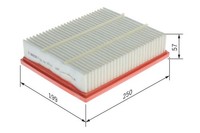 Bosch Luftfilter F 026 400 234 FüR Renault
