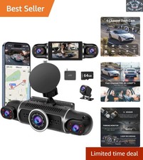 Comprehensive 360  Dash Cam System - Full HD, Night Vision  WiFi Connectivity
