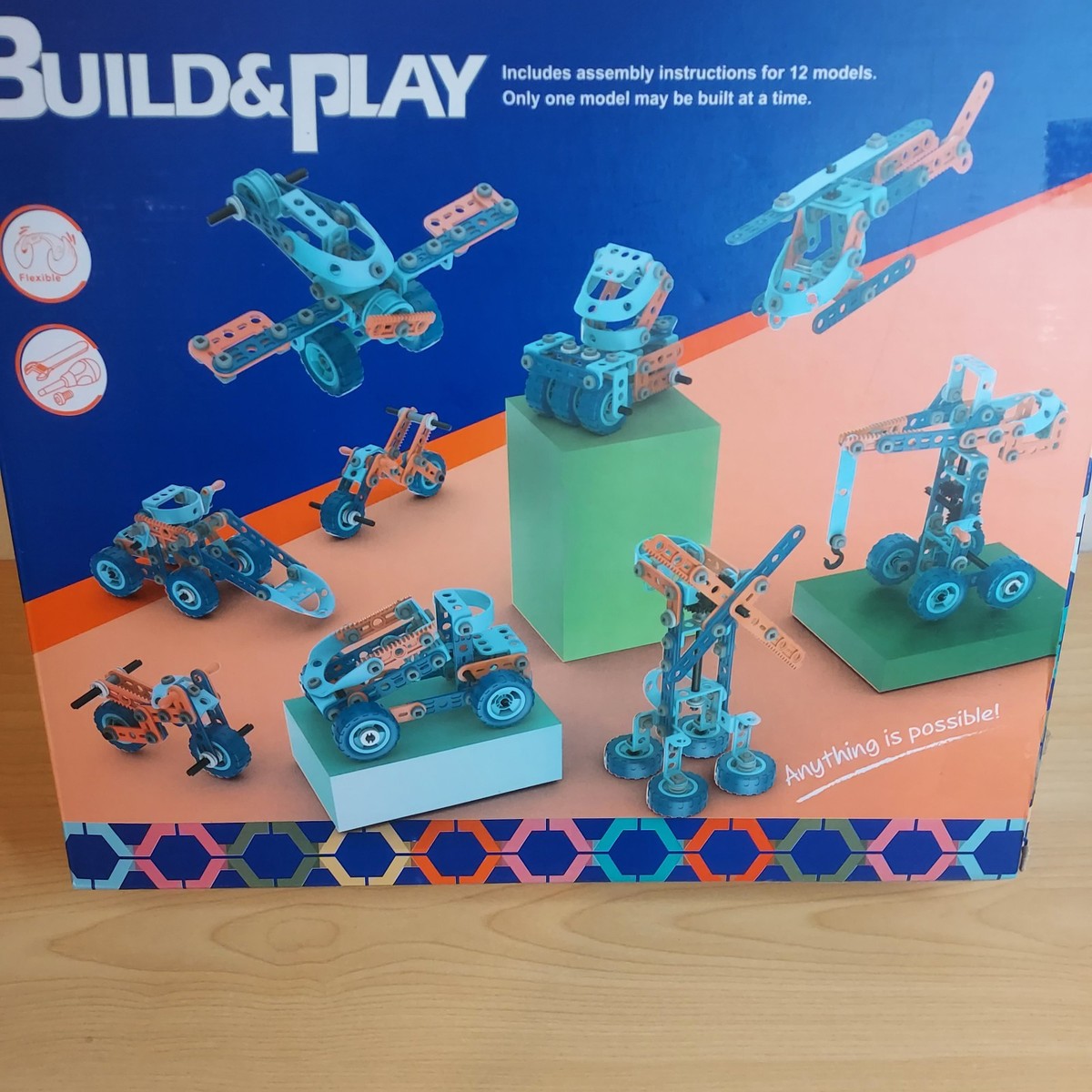 Building Toys for Kids Erector Set for Boys 6-8 152pcs DIY 12 in