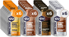 Roctane Ultra Endurance Mixed Pack Energy Gel, On-The-Go Sports Nutrition for Ru