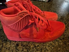 Nike Dunk Size 13 High Red October  portability High-top board shoes 705433-601 $_12.JPG?set_id=880000500F main image 3