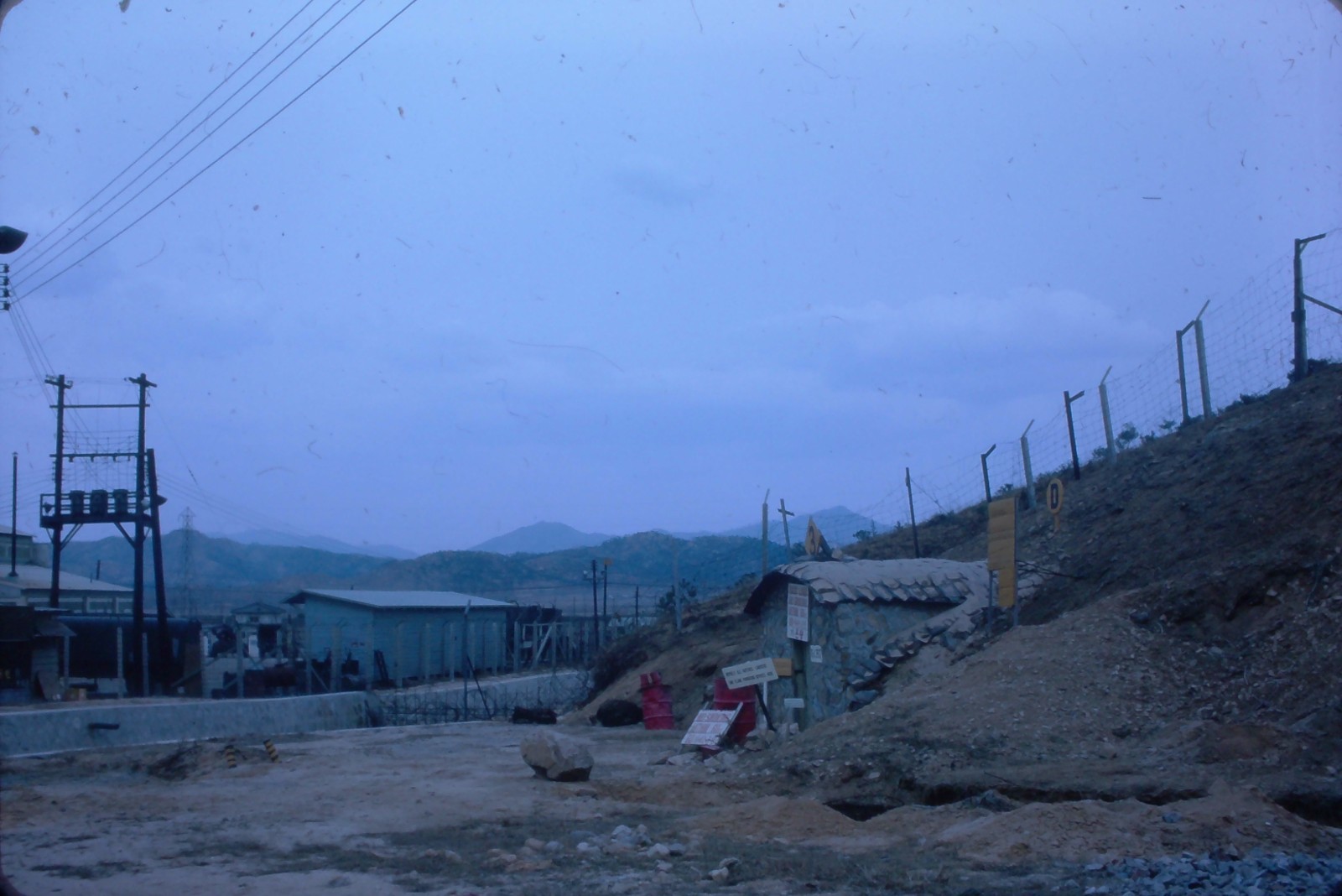 Uijeongbu Korea Tobong-San Compound 8th EOD Bunker 1965 Original 35mm Film Slide