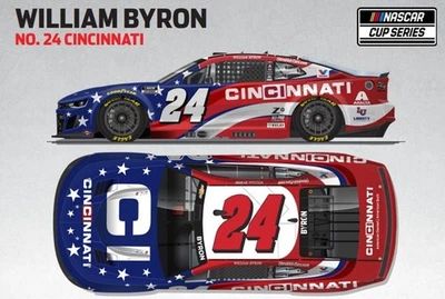 WILLIAM BYRON 2025 CINCINNATI 1/24 ARC DIECAST COLOR CHROME | eBay