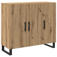 Sideboard Artisan Eiche 90X34X80 Cm Holzwerkstoff Wohnzimmer