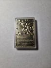 Vintage 1999 Nintendo 23K Gold Plated Pokemon Trading Card - Mewtwo
