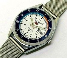 Vintage Seiko 5 Automatic Mens Wrist Watch Wh...