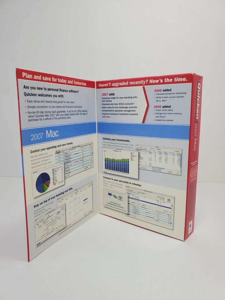 Software de finanzas personales Quicken 2007 para Mac Apple Macintosh Intuit Foto 4 de 4