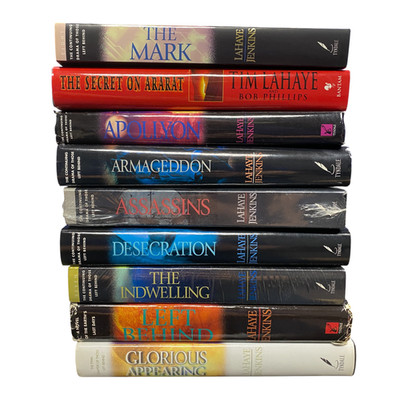 Tim Lahaye Lot Of 9 Books 8 Hardback Some Left Behind,