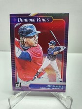 2021 Donruss Diamond Kings #8 Jose Ramirez Pink