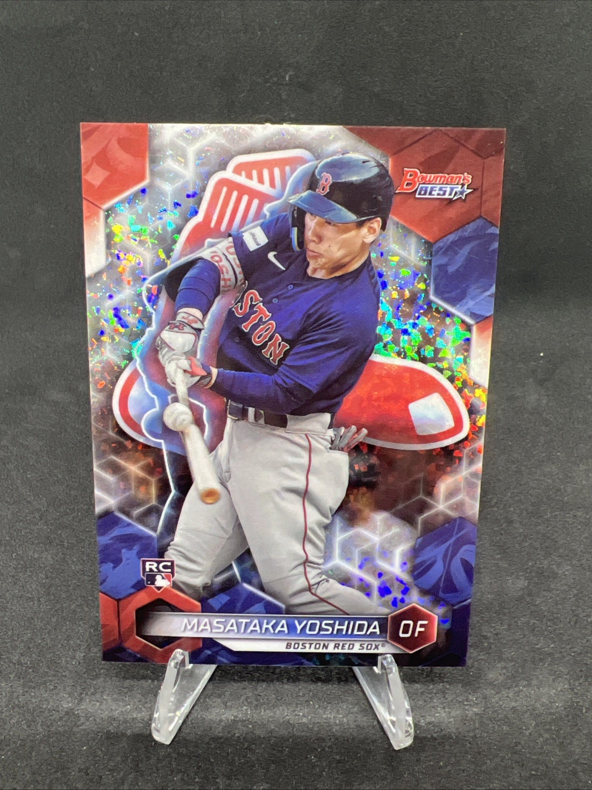 2023 Bowman's Best Mini-Diamond Refractor /299 Masataka Yoshida #40 Rookie RC
