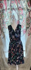 NWOT Talbots Size 6P Floral Sleeveless Dress - Navy Multicolor Great Derby Dress