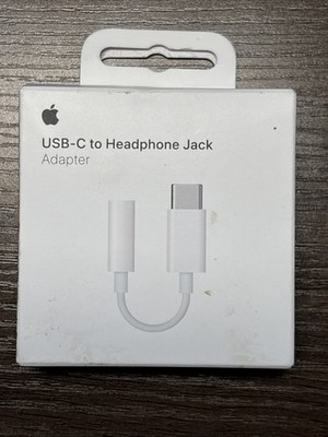 Apple USBC to Headphone Jack Adapter  MW2Q3AM/A- A2049 3.5mm- OEM Original