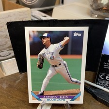 1993 Topps  Jimmy Key #596 Toronto Blue Jays Baseball Card
