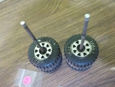 for partsvintage tonka ford or dodge pickup truck 4 tires 2 axles 2 new nuts