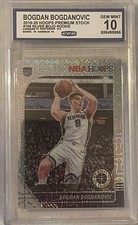 2019-20 Bogdan Bogdanovic Hoops Premium Stock #168 Silver Mojo Rookie 