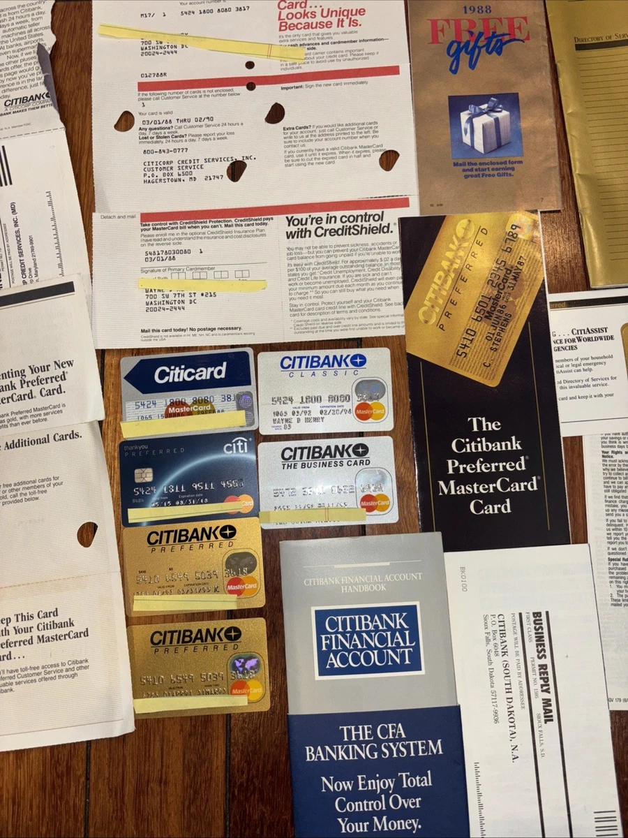 1986 Year Issued Collectible Credit Cards Cards for sale | eBay