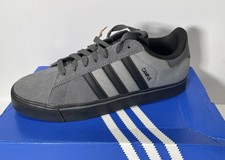 Adidas Men's Campus Vulc Grey Black Classic Casual Shoes JQ6359 Size 9