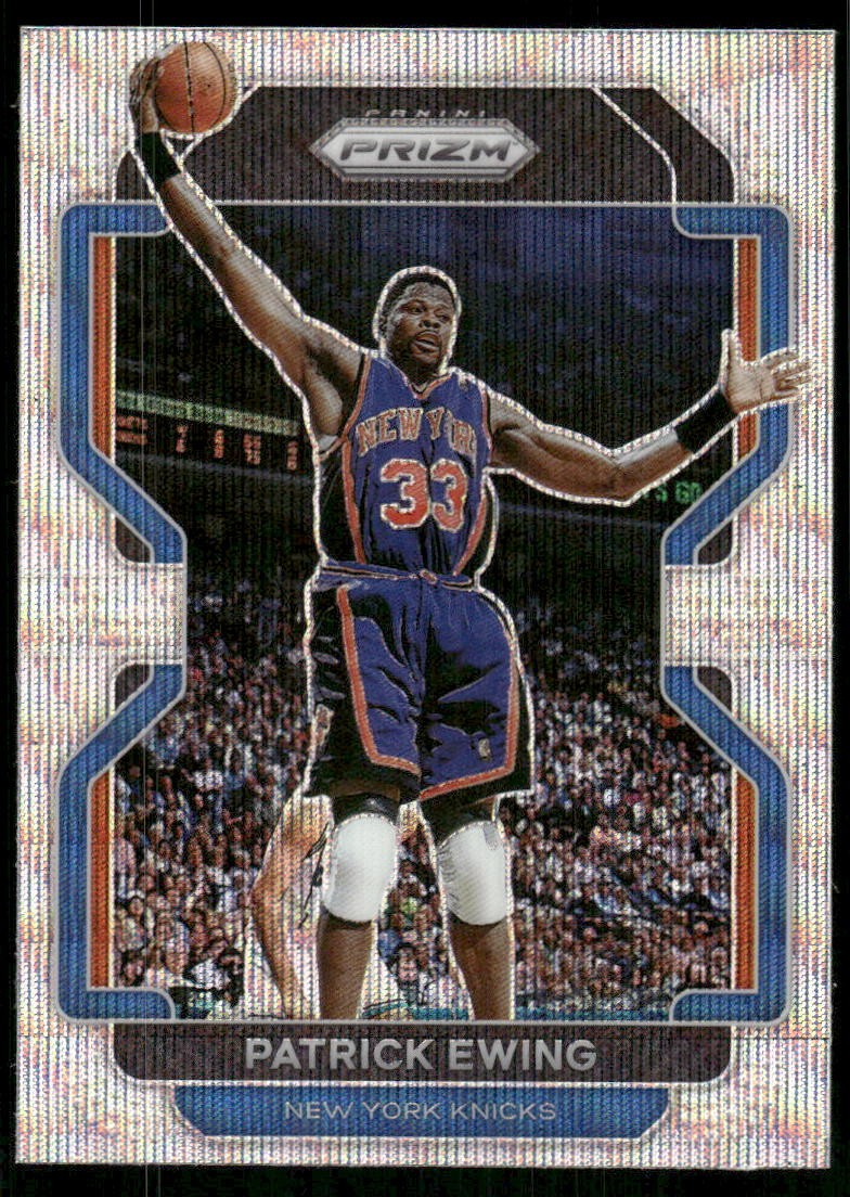 2021-22 Panini Prizm #245 Patrick Ewing Silver Wave