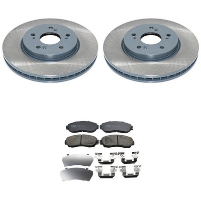 DuraGo Front Rotors TRW Pro Ceramic Disc Brake Pad Kit For Accord Crosstour CR-V